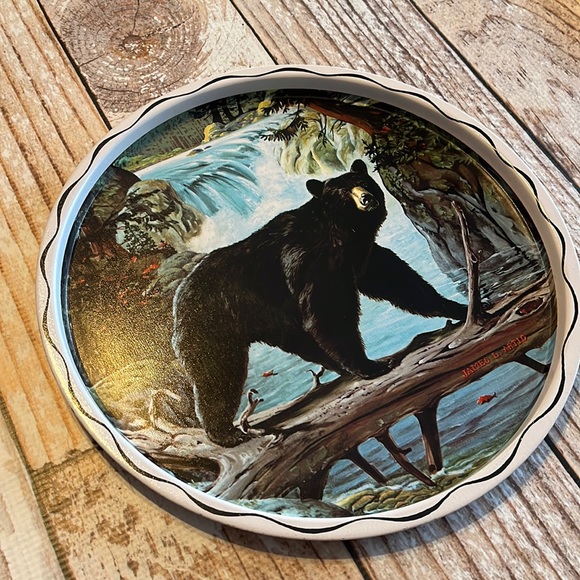 Other - Vintage 1950's James L. Artig Tin Bear Tray